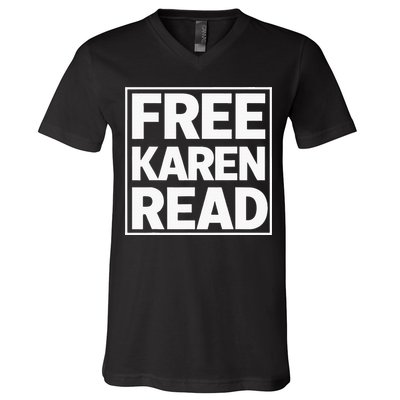 Free Karen Read V-Neck T-Shirt
