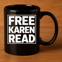 Free Karen Read 11oz C Handle Ceramic Mug