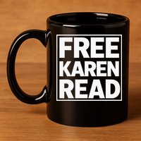 Free Karen Read 11oz C Handle Ceramic Mug