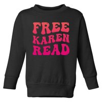 Free Karen Retro Groovy Funny Design Toddler Sweatshirt