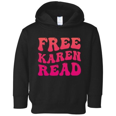 Free Karen Retro Groovy Funny Design Toddler Hoodie