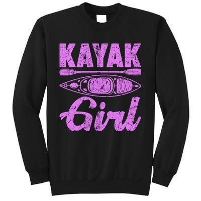 Funny Kayak Retro Distressed Kayaking Kayak Gift Sweatshirt