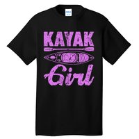 Funny Kayak Retro Distressed Kayaking Kayak Gift Tall T-Shirt