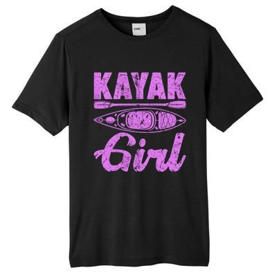 Funny Kayak Retro Distressed Kayaking Kayak Gift Tall Fusion ChromaSoft Performance T-Shirt