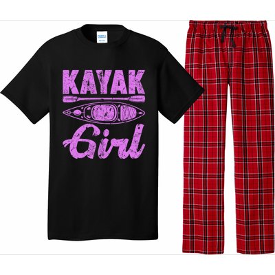 Funny Kayak Retro Distressed Kayaking Kayak Gift Pajama Set