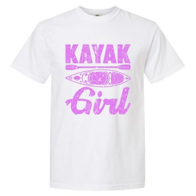 Funny Kayak Retro Distressed Kayaking Kayak Gift Garment-Dyed Heavyweight T-Shirt