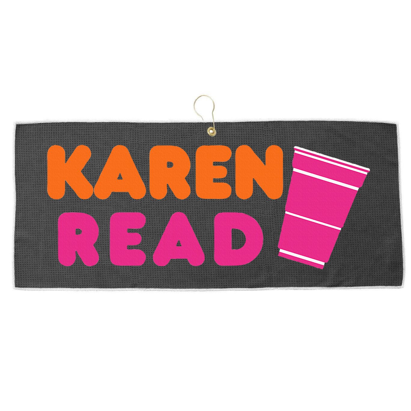 Free Karen Read Large Microfiber Waffle Golf Towel