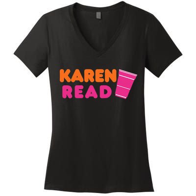 Free Karen Read Women's V-Neck T-Shirt