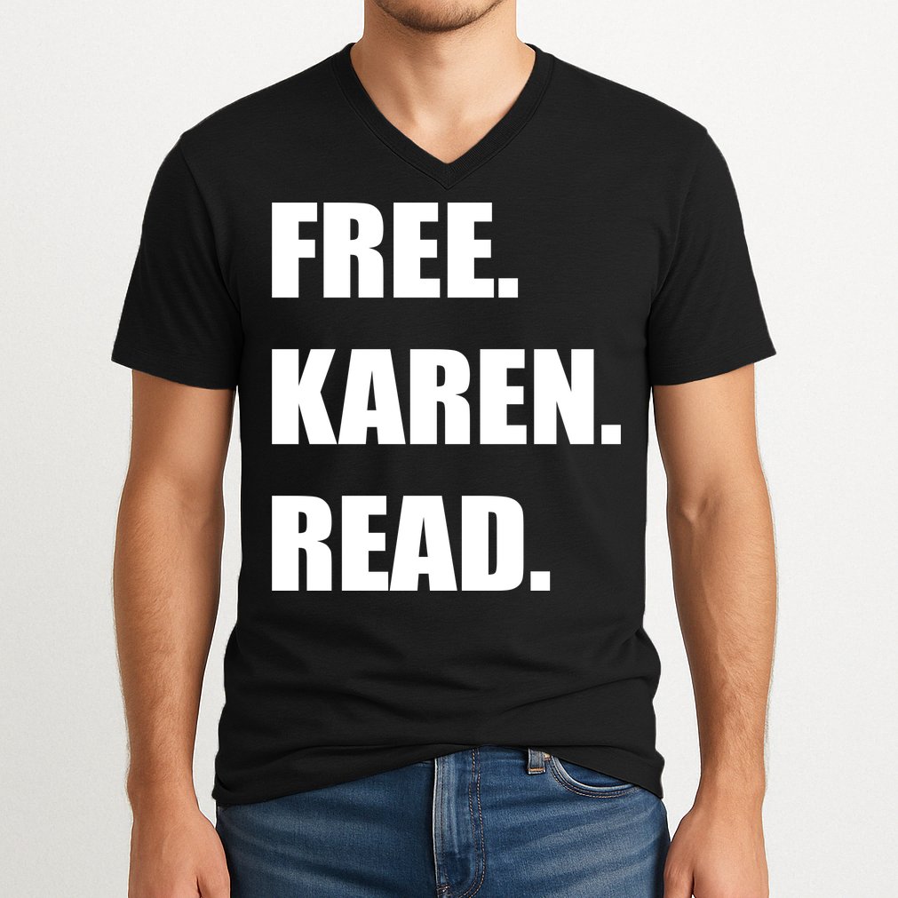 Free Karen Read V-Neck T-Shirt