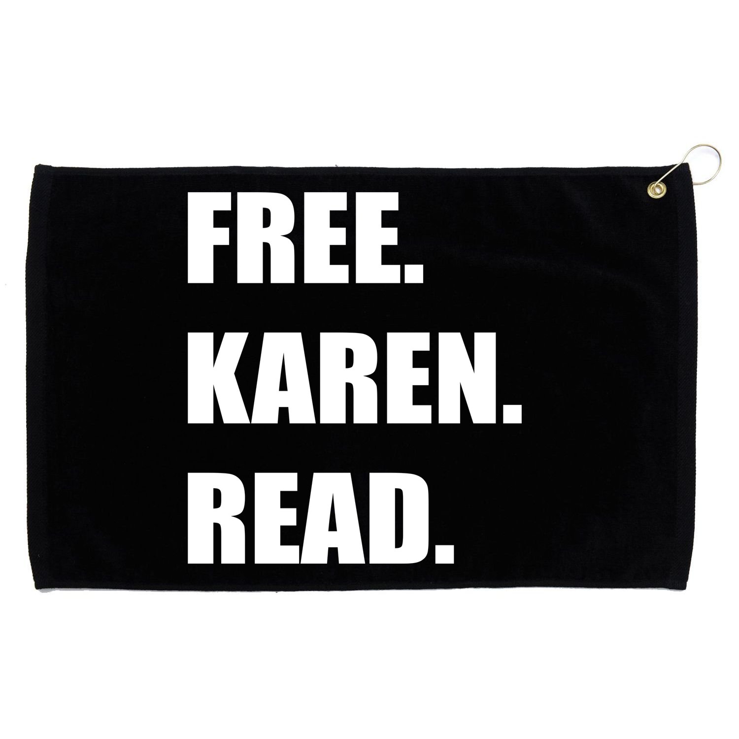 Free Karen Read Grommeted Golf Towel