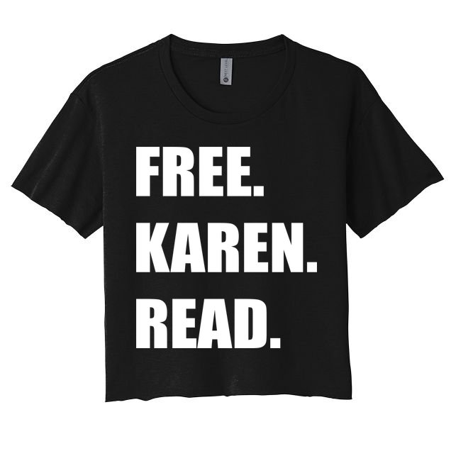 Free Karen Read Women's Crop Top Tee