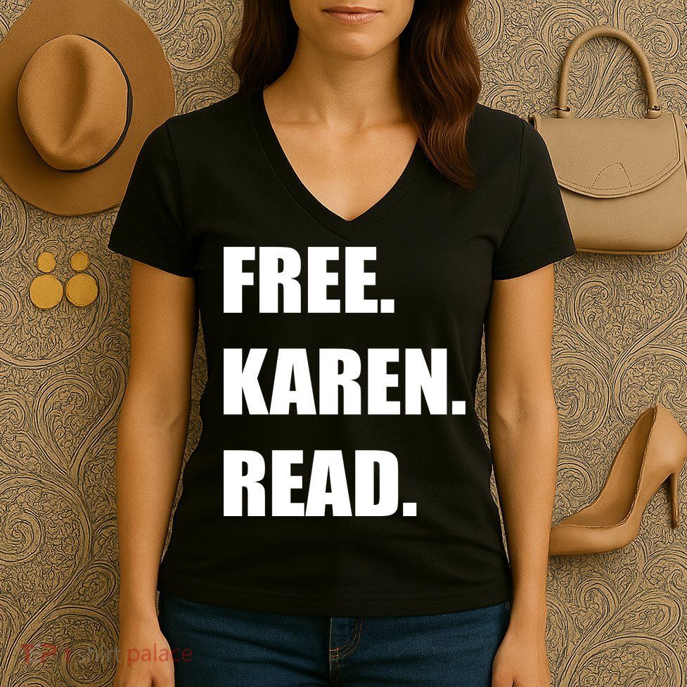 Free Karen Read Women's V-Neck T-Shirt