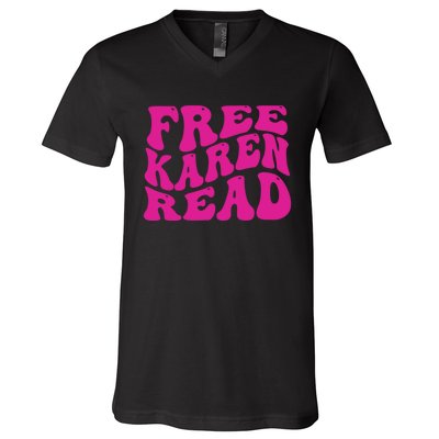 Free Karen Read V-Neck T-Shirt