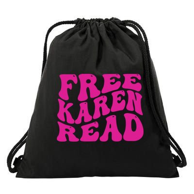 Free Karen Read Drawstring Bag
