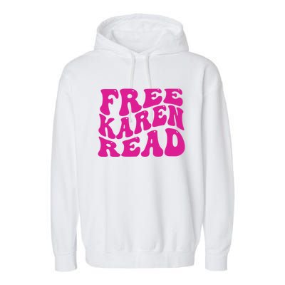 Free Karen Read Garment-Dyed Fleece Hoodie