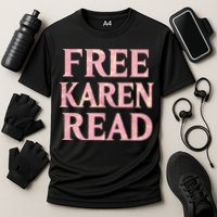 Free Karen Read Support Karen Read Cooling Performance Crew T-Shirt