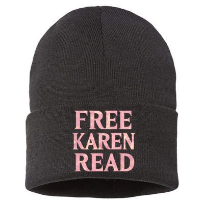 Free Karen Read Support Karen Read Sustainable Knit Beanie