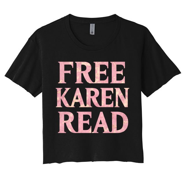 Free Karen Read Support Karen Read Women's Crop Top Tee