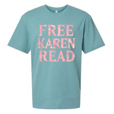 Free Karen Read Support Karen Read Sueded Cloud Jersey T-Shirt