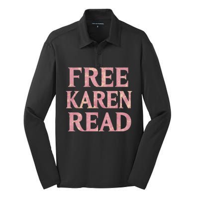 Free Karen Read Silk Touch Performance Long Sleeve Polo