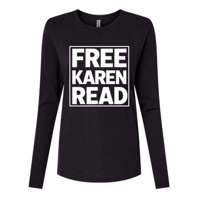 Free Karen Read Womens Cotton Relaxed Long Sleeve T-Shirt