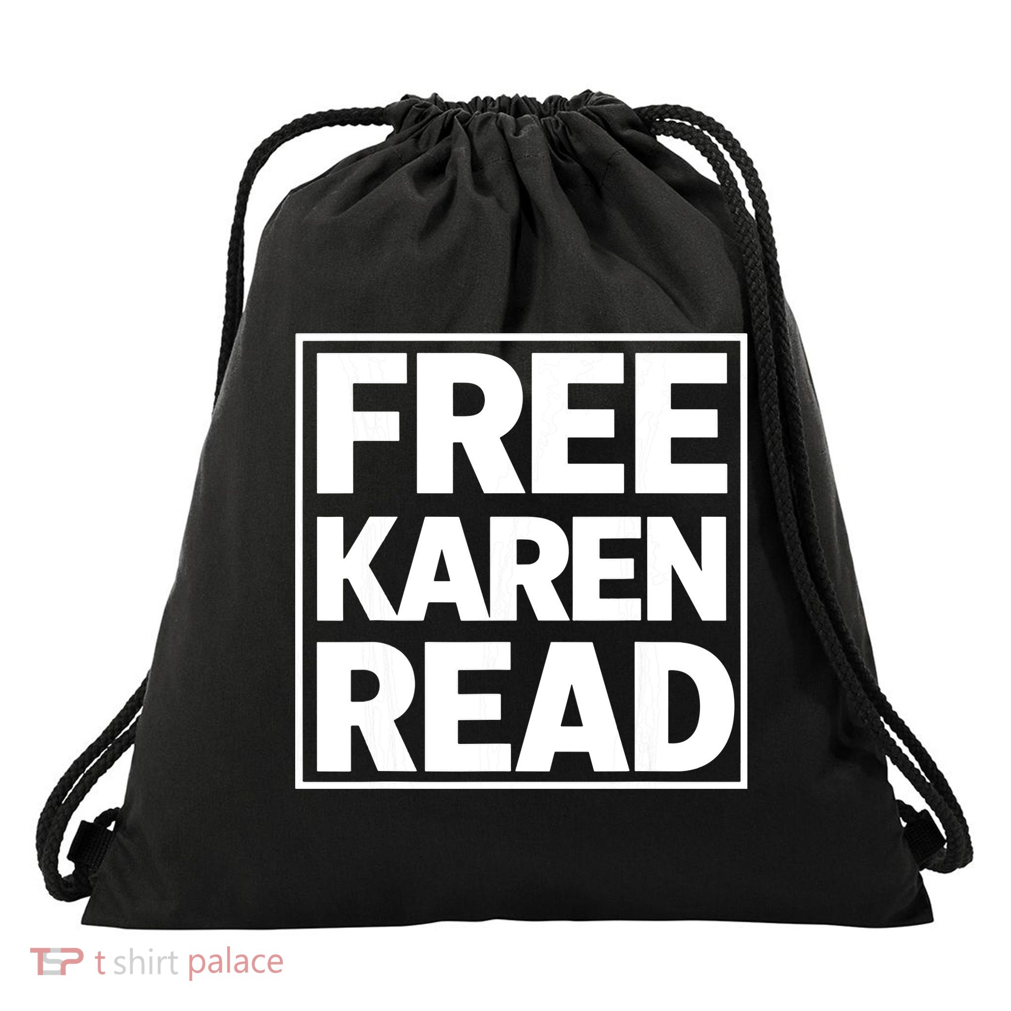 Free Karen Read Drawstring Bag