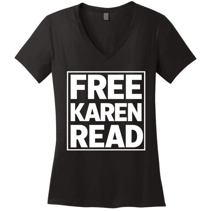 Free Karen Read Women's V-Neck T-Shirt