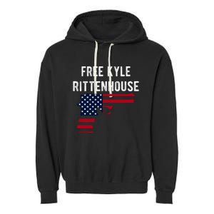 Free Kyle Rittenhouse Garment-Dyed Fleece Hoodie