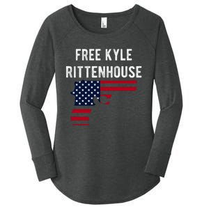 Free Kyle Rittenhouse Women's Perfect Tri Tunic Long Sleeve Shirt