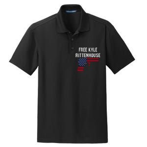 Free Kyle Rittenhouse Dry Zone Grid Polo