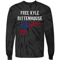 Free Kyle Rittenhouse Tie-Dye Long Sleeve Shirt