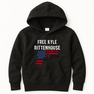 Free Kyle Rittenhouse Kids Hoodie