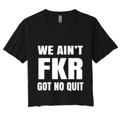 Free Karen Read We AinT Got No Quit Karen Read Crop Top