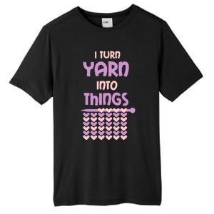 Funny Knitting Retirement Crochet Yarn Tall Fusion ChromaSoft Performance T-Shirt