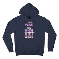 Funny Knitting Retirement Crochet Yarn Hoodie