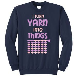 Funny Knitting Retirement Crochet Yarn Sweatshirt