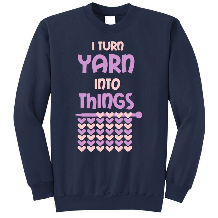 Funny Knitting Retirement Crochet Yarn Sweatshirt