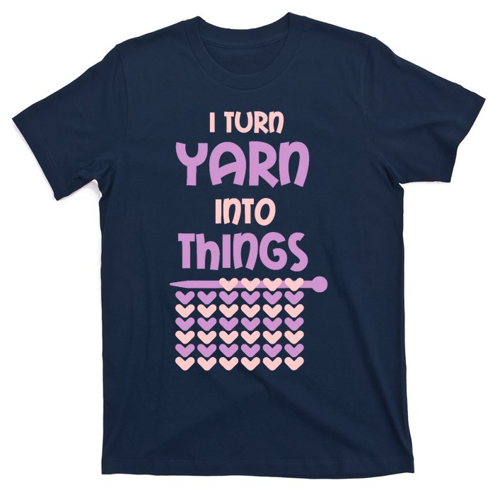 Funny Knitting Retirement Crochet Yarn T-Shirt