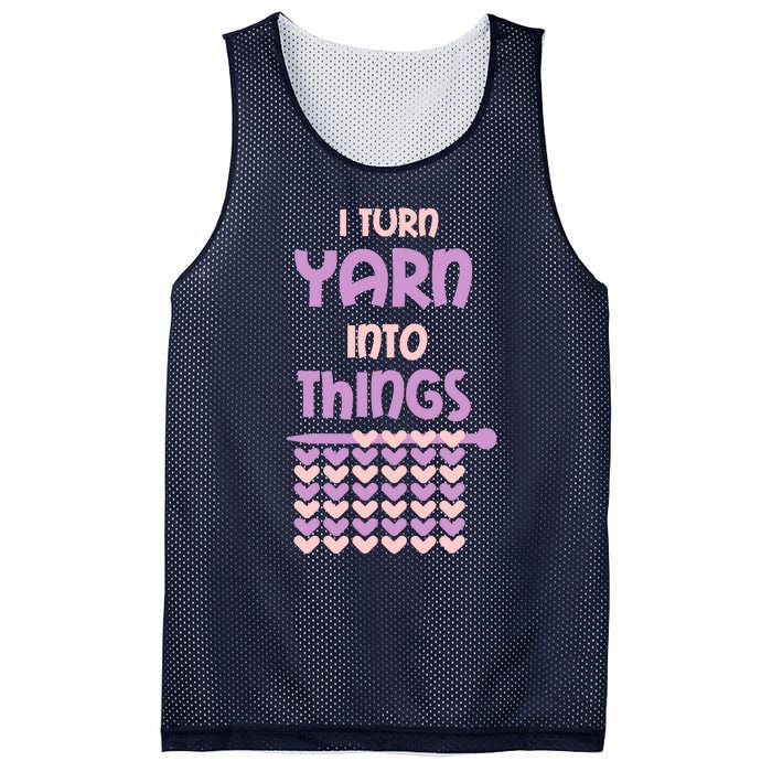 Funny Knitting Retirement Crochet Yarn Mesh Reversible Basketball Jersey Tank