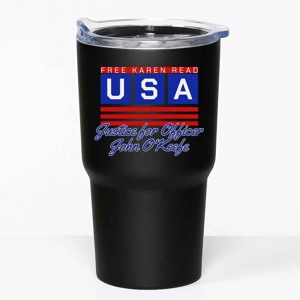 Free Karen Read Justice For Officer John OKeefe Usa America Tumbler
