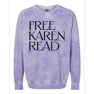 Free Karen Read Colorblast Crewneck Sweatshirt