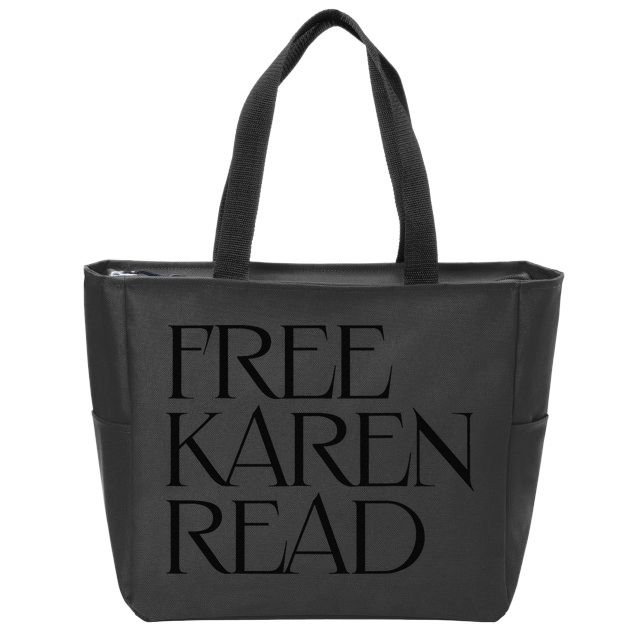 Free Karen Read Zip Tote Bag
