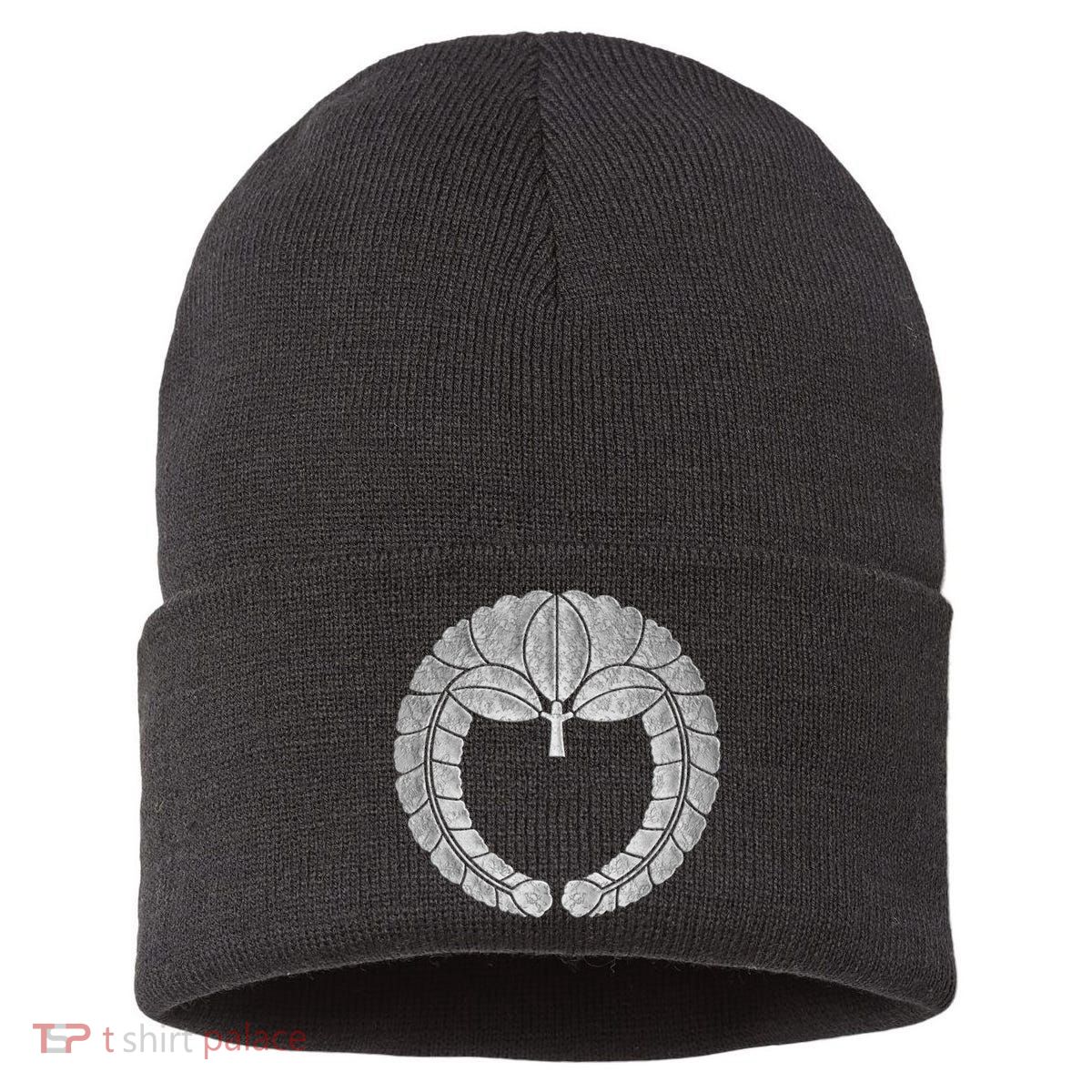 Fujiwara Kamon Sagari Fuji In Silver Foil Sustainable Knit Beanie