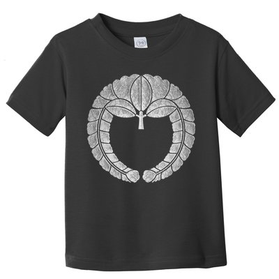 Fujiwara Kamon Sagari Fuji In Silver Foil Toddler T-Shirt