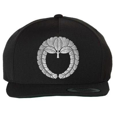 Fujiwara Kamon Sagari Fuji In Silver Foil Wool Snapback Cap
