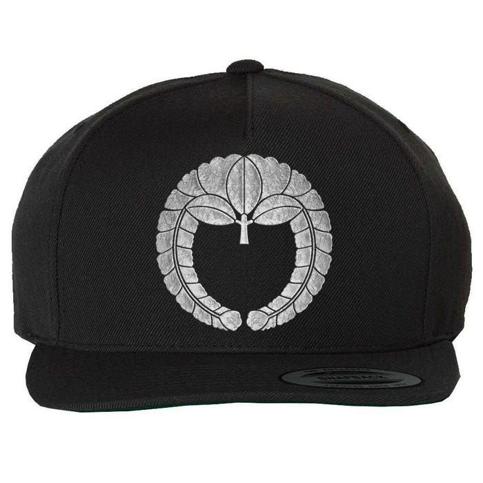 Fujiwara Kamon Sagari Fuji In Silver Foil Wool Snapback Cap