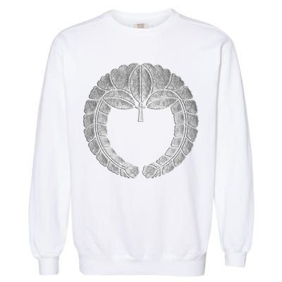 Fujiwara Kamon Sagari Fuji In Silver Foil Garment-Dyed Sweatshirt
