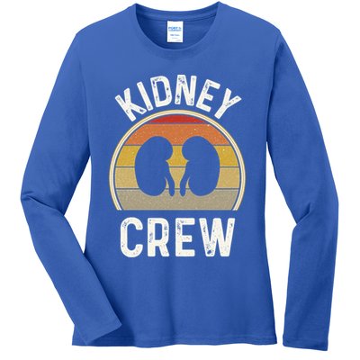 Funny Kidney Stuff Nephrology Nurse Team Renal Dialysis Tech Funny Gift Ladies Long Sleeve Shirt