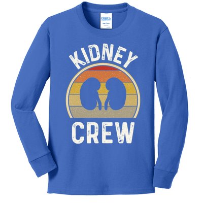 Funny Kidney Stuff Nephrology Nurse Team Renal Dialysis Tech Funny Gift Kids Long Sleeve Shirt