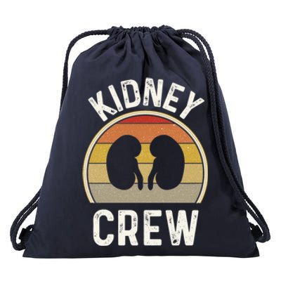 Funny Kidney Stuff Nephrology Nurse Team Renal Dialysis Tech Funny Gift Drawstring Bag